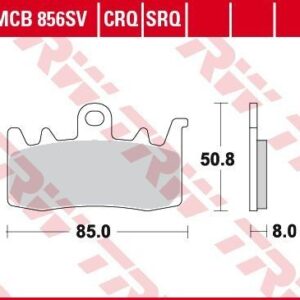 Plăcuțe de frână MCB856CRQ