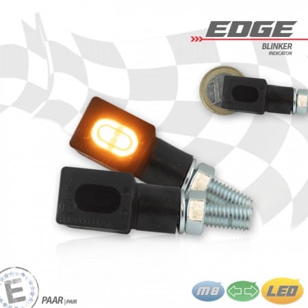 Semnalizări LED moto Edge, negru
