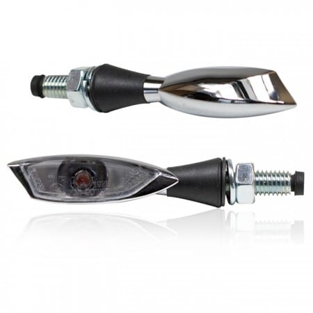 Semnalizări LED moto SHADOW LIGHT, cromat