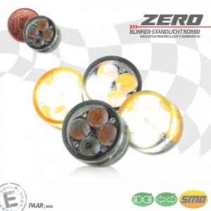 Semnalizatoare moto LED combinație cu lumina de poziţie „Zero”