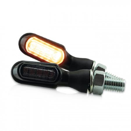 Semnalizări SMD moto HEAT, negru