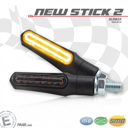 Semnalizări SMD moto New Stick 2, negru