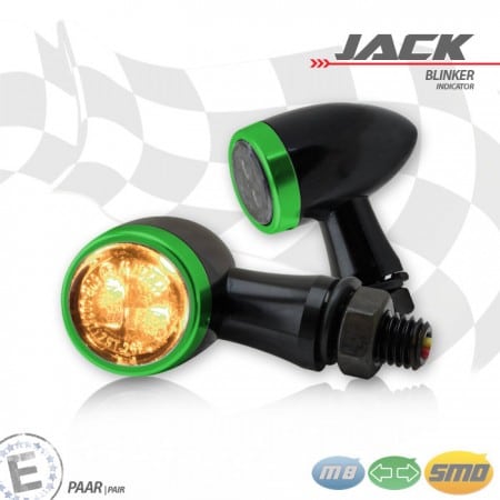 Semnalizări SMD moto Jack, negru