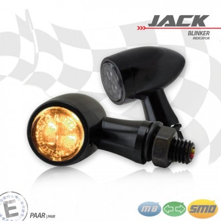 Semnalizări SMD moto Jack, negru