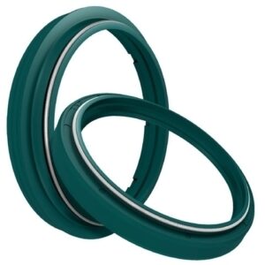 Simering SKF + capac de praf pentru furcă WP 43 verde/ Dimensiuni simering: 43 x 52,9 x 9,5