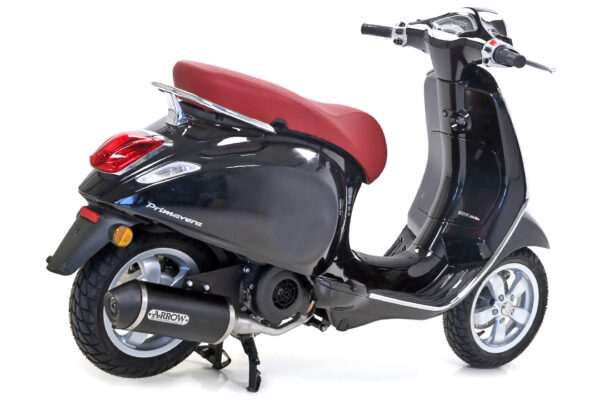 Tobă finală ARROW DARK URBAN pentru Vespa Primavera I-GET 125 Anul modelului 2017-