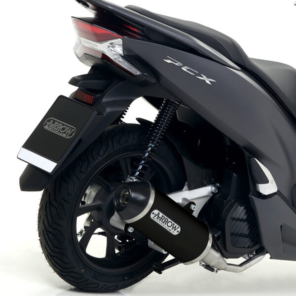 Tobă finală ARROW DARK URBAN pentru Honda PCX 125 2018-, Aluminium negru