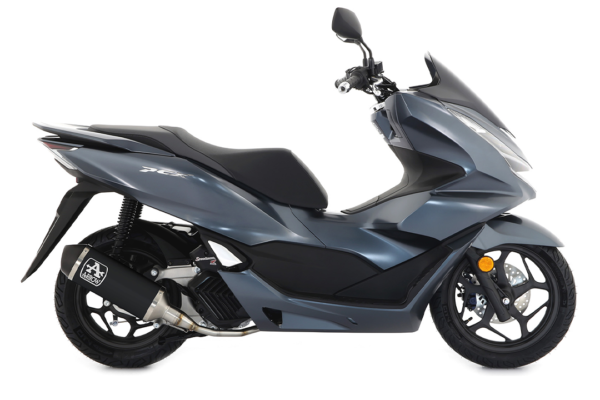 Tobă finală ARROW URBAN pentru Honda PCX125 2021-, Aluminium și negru (doar cu țeavă intermediară ARROW)