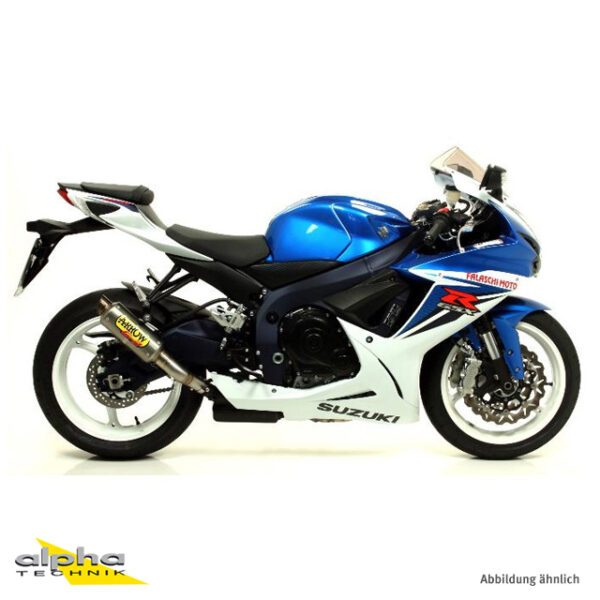 Tobă finală ARROW Racing GP2 pentru Suzuki GSX-R600/GSX-R750 2011-16 din Titan