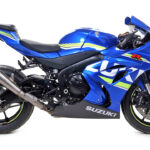 Tobă finală ARROW PRO-RACE Titan pentru Suzuki GSX-R1000 / GSX-R1000R din anul modelului 2017-