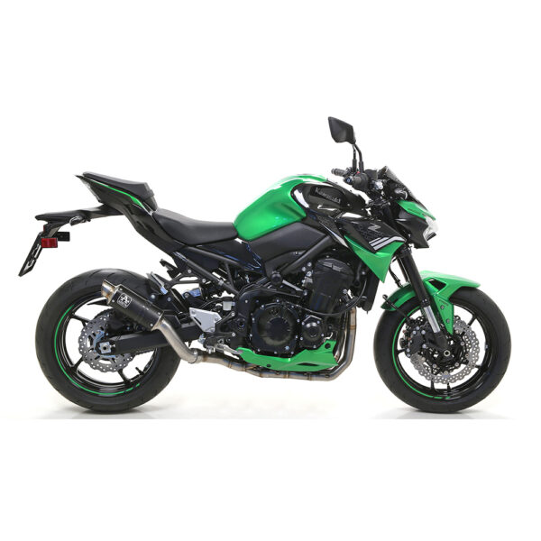 Tobă finală ARROW DARK GP2 pentru Kawasaki Z900 2020- din oțel inoxidabil