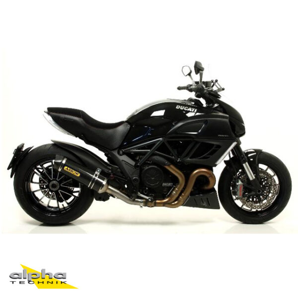 Tobă finală ARROW RACE TECH pentru Ducati Multistrada 1200 / Diavel / Monster 1200 / Monster 821 din Carbon