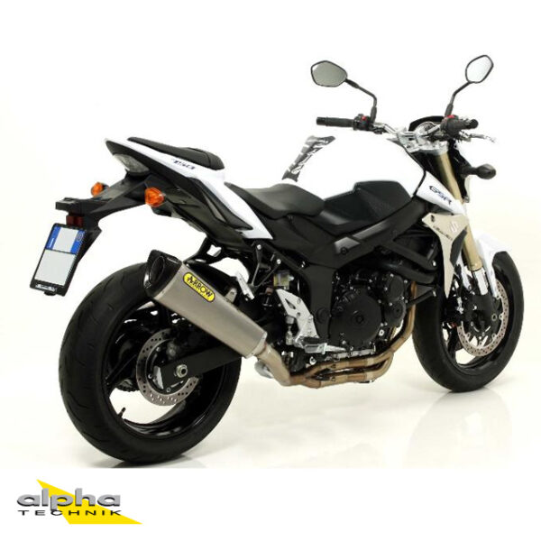 Tobă finală ARROW Trophy pentru Suzuki GSR750 2011-16 din Titan