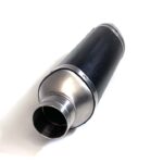 Tobă finală ARROW DARK THUNDER pentru Yamaha MT07 / Tracer 700 2014-2020, Aluminiu negru cu capac din carbon (Doar cu Galerie evacuare ARROW)