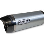 Tobă finală ARROW THUNDER pentru Yamaha MT07 / Tracer 700 2014-2020, Aluminiu cu capac din carbon (Doar cu Galerie evacuare ARROW)