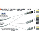 Galerie evacuare ARROW pentru CB600F 2014-16 / CBR650F 2014-  / CB650F 2014- , cu catalizator