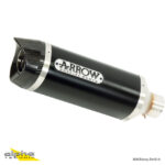 Tobă finală ARROW DARK THUNDER pentru Yamaha MT-03 / YZF-R3 2015-, Aluminium negru
