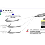 Tobă finală ARROW RACE TECH pentru BMW R1200RT 2014-16 din Aluminium
