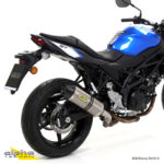 Tobă finală ARROW RACE TECH pentru Suzuki SV650 2016- din Titan
