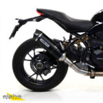 Tobă finală ARROW RACE TECH pentru Ducati Monster 1200 1200R 1200S 2016- din Aluminium, negru