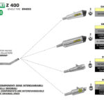 Tobă finală ARROW RACE TECH pentru Kawasaki Ninja 400 / Z400 2018- din Aluminium