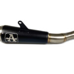 Tobă finală ARROW PRO RACE Oțel inoxidabil negru pentru Honda CB500F / CBR500R 2019-2020