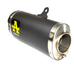 Tobă finală ARROW WORKS pentru Yamaha Tracer 700 / MT-07 2020-, Oțel inoxidabil negru