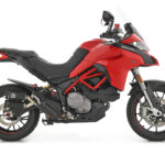Tobă finală ARROW DARK REBEL Sip-On pentru Ducati Multistrada 950 2019-, Oțel inoxidabil negru