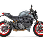 Tobă finală ARROW ROUND-SIL Titan pentru Ducati Monster / Monster+ din anul modelului 2021-