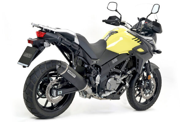 Tobă finală ARROW RACE TECH pentru Suzuki V-Strom 650 2017- din Aluminium, negru