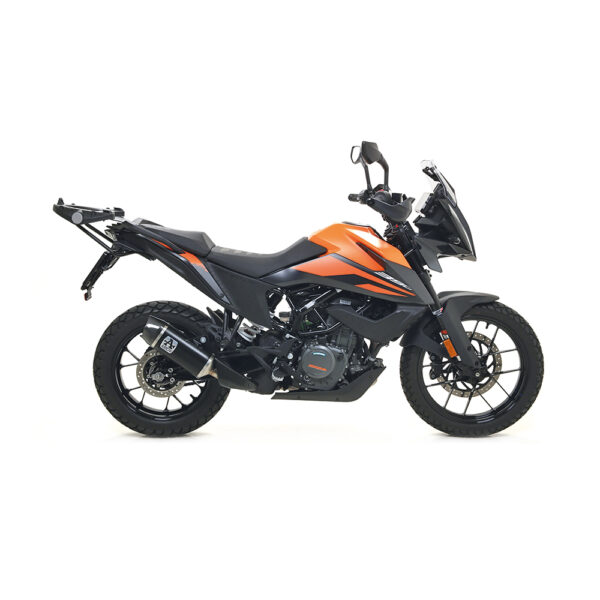 Tobă finală ARROW DARK INDY RACE pentru KTM 390 Adventure 2020-, Aluminium negru