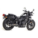 Tobă finală ARROW REBEL Sip-On Oțel inoxidabil negru pentru Honda CMX500 Rebel Anul modelului 2017-2022