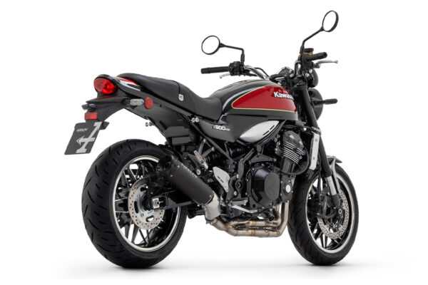 Tobă finală ARROW DARK REBEL pentru Kawasaki Z900RS 2018-. Oțel inoxidabil negru