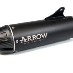 Tobă finală ARROW REBEL DARK Sip-On cu capăt din carbon pentru Honda CMX 1100 Rebel Anul modelului 2021-