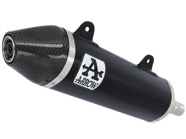 Tobă finală ARROW Dark THUNDER pentru UM DSR125EX / Aprilia RX/SX 125 / Malaguti XSM/XTM 125