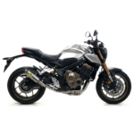 Tobă finală ARROW Racing DARK GP2 pentru Honda CB650R 2019- din oțel inoxidabil