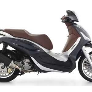 Tobă finală ARROW DARK URBAN pentru Piaggio Beverly 300 HPE 2021-, Aluminium negru (doar cu țeavă intermediară ARROW)