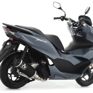 Tobă finală ARROW URBAN pentru Honda PCX125 2021-, Aluminium și negru (doar cu țeavă intermediară ARROW)