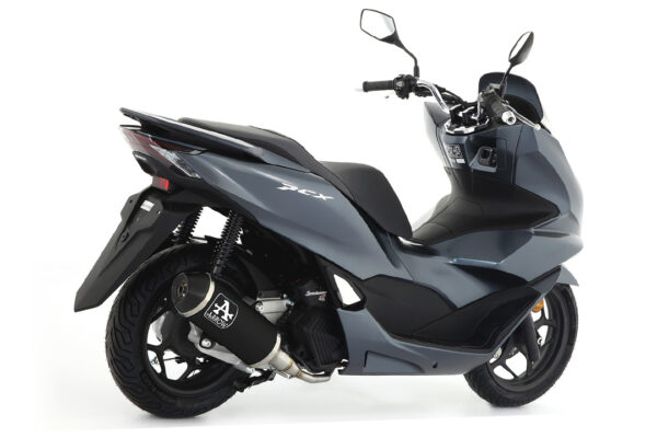 Tobă finală ARROW URBAN pentru Honda PCX125 2021-, Aluminium și negru (doar cu țeavă intermediară ARROW)