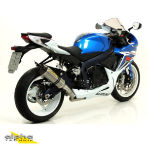 Sistem complet de Tobă finală ARROW FULL TITAN COMPETITION SYSTEM pentru Suzuki GSX-R600/GSX-R750, Anul modelului 2011-2016