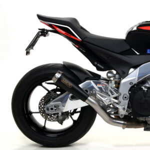 Tobă finală ARROW DARK PRO-RACE pentru Aprilia Tuono V4 2017-, Oțel inoxidabil negru