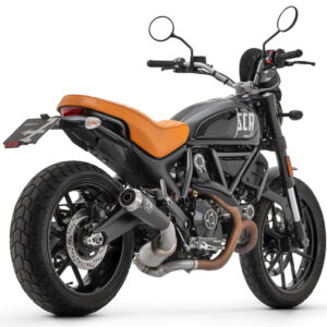 Tobă finală ARROW PRO RACE DARK Oțel inoxidabil pentru Ducati Scrambler 800 Anul modelului 2021-