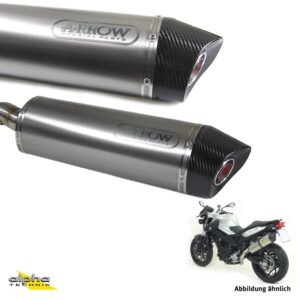 Tobă finală ARROW MAXI RACE TECH pentru BMW F800R 2009-16 din Titan