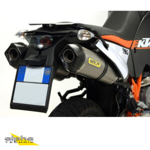 Tobă finală ARROW RACE TECH pentru KTM 990 Adventure 2006-12 / SMT 2009-13 din Titan