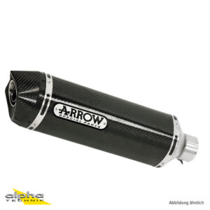 Tobă finală ARROW RACE TECH pentru Yamaha XJR1300 2007-16 din Carbon