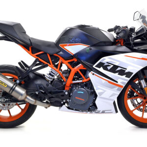 Tobă finală ARROW THUNDER pentru KTM 125RC / 390RC / 125 DUKE / 390 DUKE 2017-2020, Titan (doar cu țeavă intermediară ARROW)