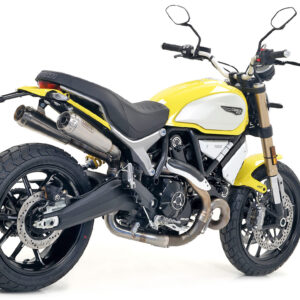 Pereche de amortizoare finale ARROW PRO-RACE din oțel inoxidabil pentru Ducati Scrambler 1100 Anul modelului 2018-2020