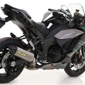 Tobă finală ARROW INDY RACE cu carcasă din Titan și capăt din carbon pentru Kawasaki Ninja 1000SX ab 2020