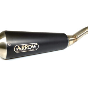 Tobă finală ARROW DARK PRO-RACE pentru Brixton Saxby 250 / Cromwell 250 2020-, Oțel inoxidabil negru