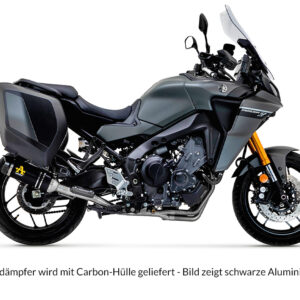 Tobă finală ARROW THUNDER pentru Yamaha Tracer 9 / GT 2021-, Carbon